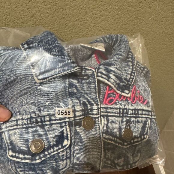 Barbie Embroidered Denim Jacket Size XS - Picture 7 of 7